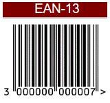 Codes à barres EAN 13